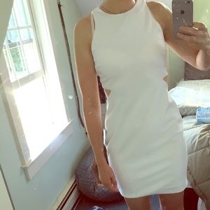 Express dress white nwot small